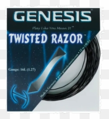 Genesis Twisted Razor 16l 127 12mt40ft Tennis String Set - Genesis png