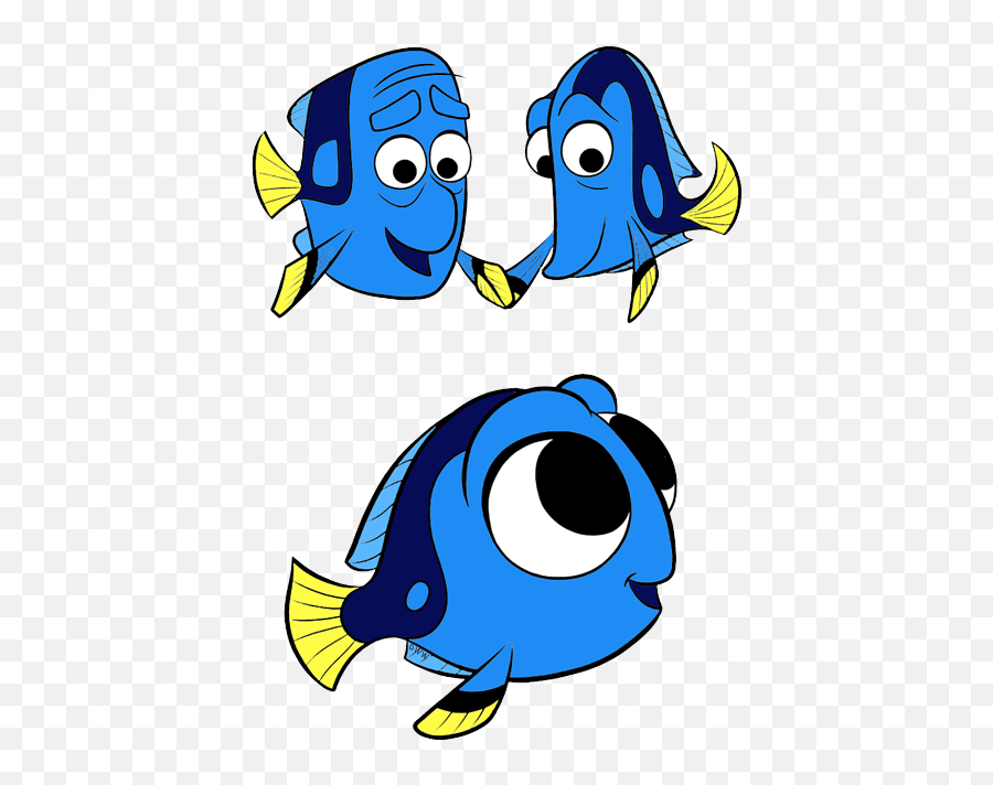 Finding Nemo Clipart - Baby Dory And Her Parents Png,Nemo Png