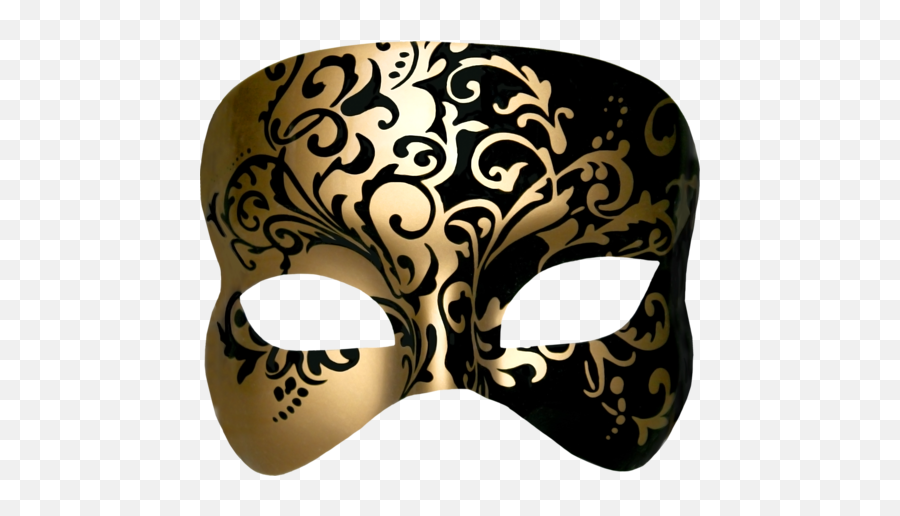 Popular And Trending Anonymous Mask Stickers - Gold And Black Masquerade Mask Png,Anonymous Mask Png