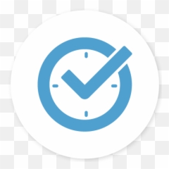 Professional Pooper Scooping - Clock Check Mark png