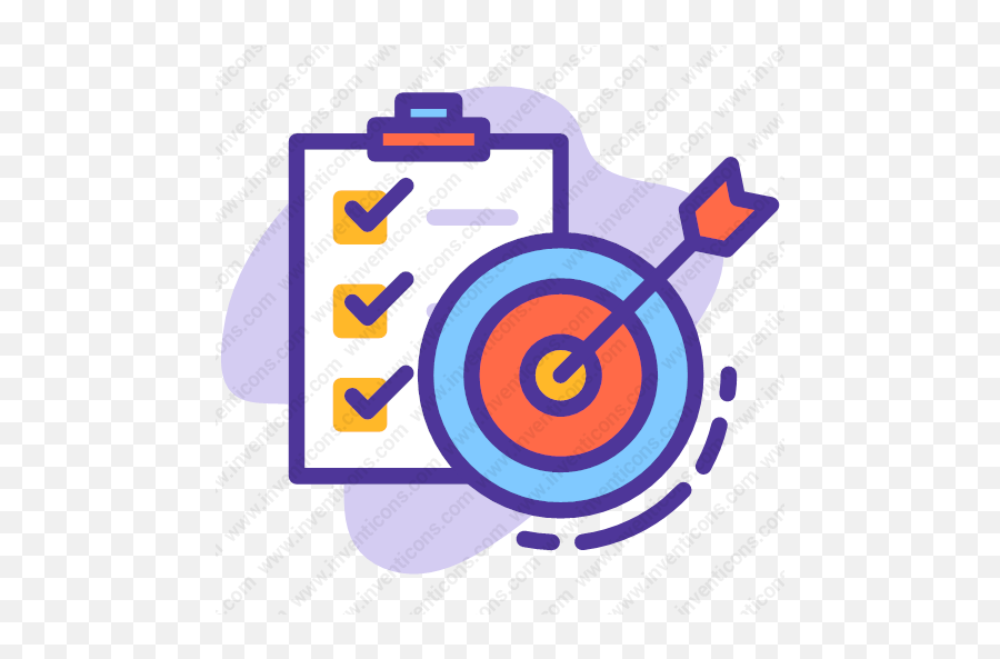 Download Goal Vector Icon - Shooting Target Png,Goal Icon Vector