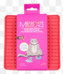 Cat Silicone Reversible Interactive Feeding Mat Messy Mutts 1 - Silicone Feeding Mat png