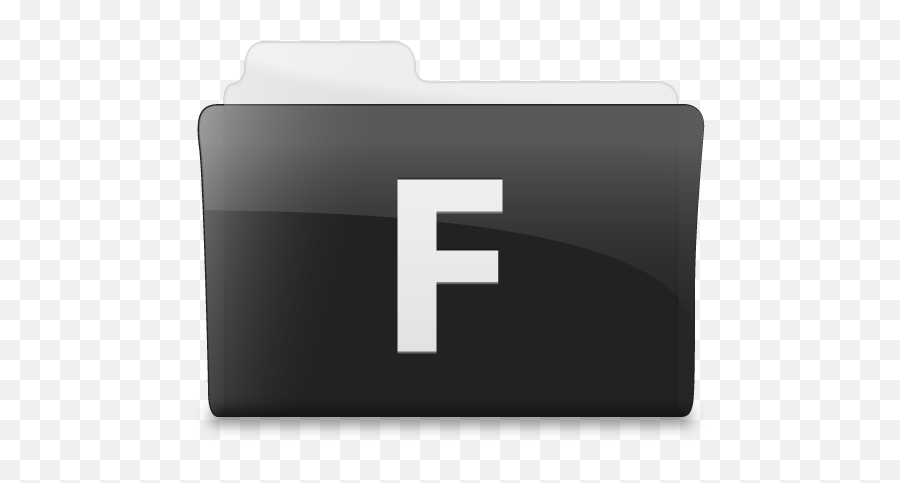 Folder Microsoft Frontpage Icon - Black Icons Softiconscom Horizontal Png,Keyboard Keys Icon