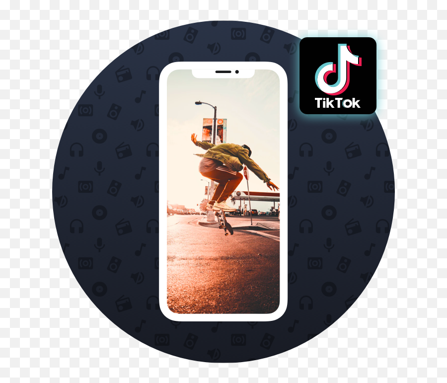 Tiktok Mania Why Brands Ought To Get An Account With A - Skateboarding Png,Tik Tok Png