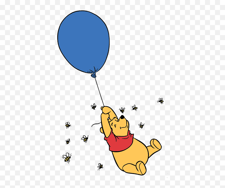 Balloons Clipart Winnie The Pooh - Pooh Bear With Balloon Png,Pooh Png