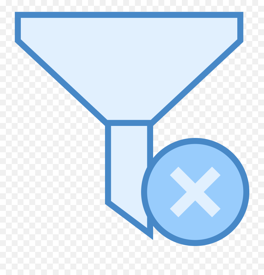 Download The Icon Is Shaped Like An Upside Down Triangle - Martini Glass Png,Excel Filter Icon