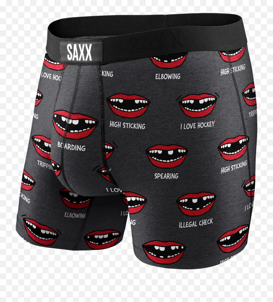 Vibe Boxer Brief - Charcoal Puck Tooth U2013 Saxx Underwear Saxx Png,Redsnow Icon