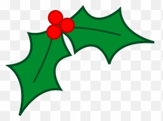 Holly - Christmas Leaves Clipart Full Size Mistletoe Art png