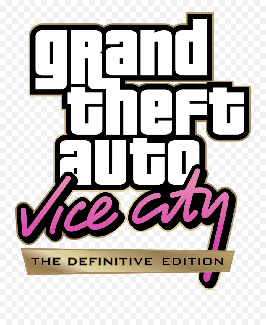 Filegrand Theft Auto Vice City - The Definitive Edition Grand Theft Auto Vice City The Definitive Edition Logo Png,Grand Theft Auto 5 Icon