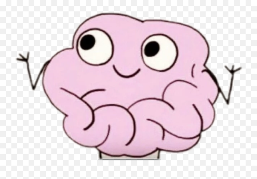 Download Brain Study Mind Cute - Hey Brain Remember Studying Cute Cartoon Brain Transparent Png,Brain Transparent Background