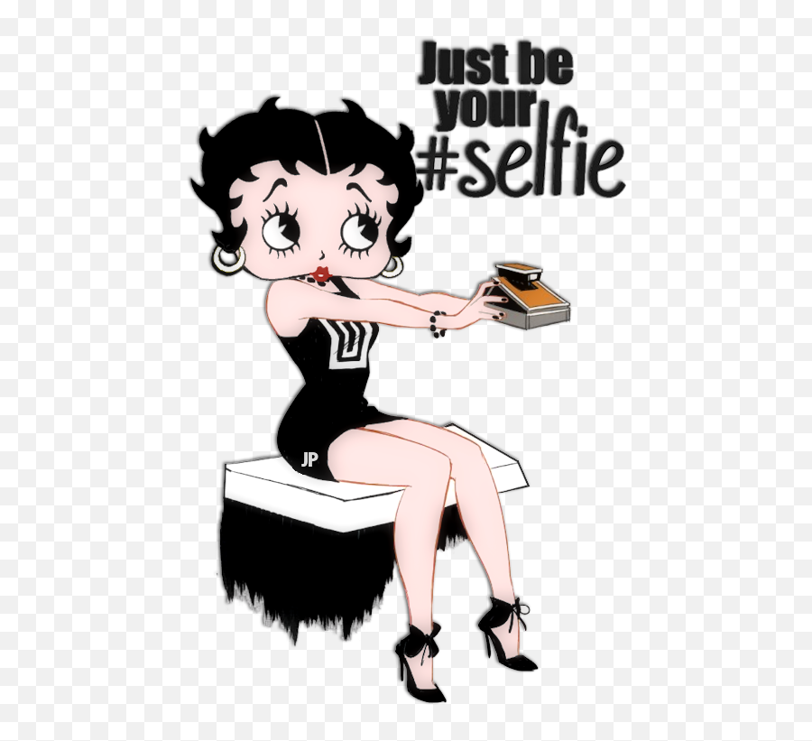 Betty Boopin The Frame - Betty Boop Tap Dancing Betty Boop Selfie Png,Betty Boop Png