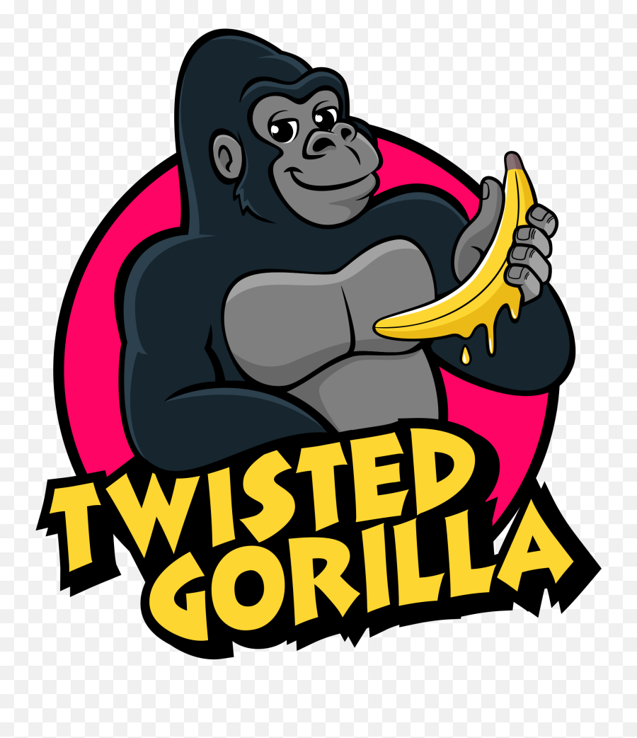 Funny And Wry T - Shirts U0026 Apparel Twisted Gorilla Cartoon Png,Gorilla Logo