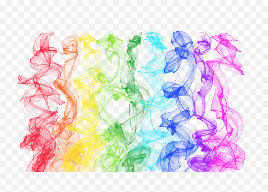 Smoke Colorful Rainbow - Smoke Png,Rainbow Smoke Png