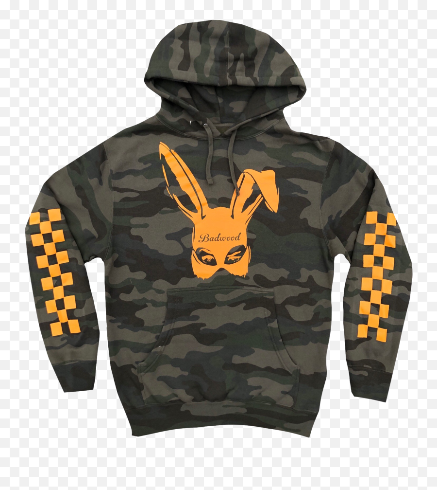 Bad Bunny Hoodie In Camo Png