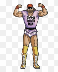 Download Macho Man Randy Savage - Macho Man Randy Savage Cartoon Png,Macho Man Png
