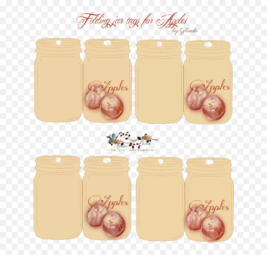 Folding Jar Tags Mason Clip Art Printable Lables - Jar Png,Tip Jar Png