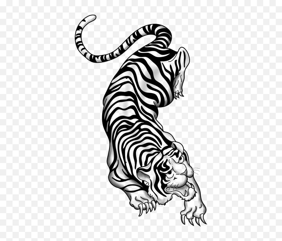 Tiger Tattoos Png Picture Mart - Traditional Chinese Tiger Tattoo,Tattoos  Transparent Background - free transparent png images 