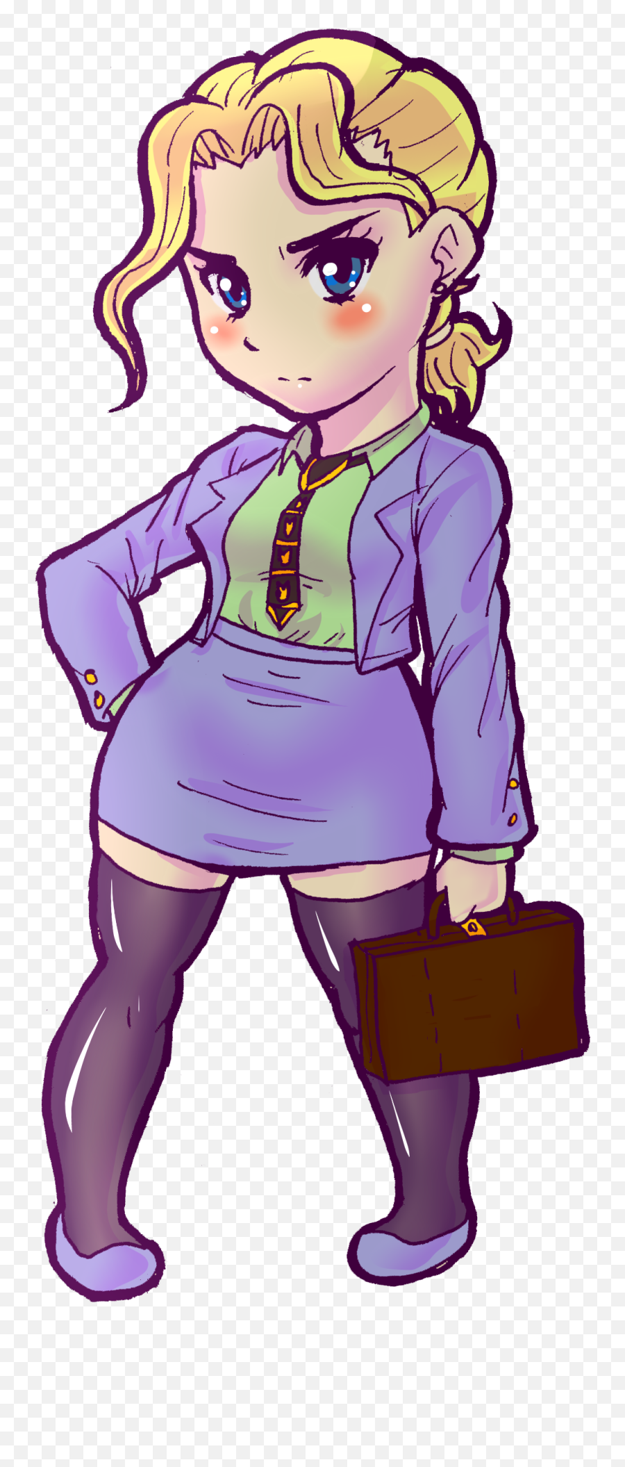 Yoshikage Kira Female Version - Kira Yoshikage Rule 63 Png,Yoshikage Kira Png