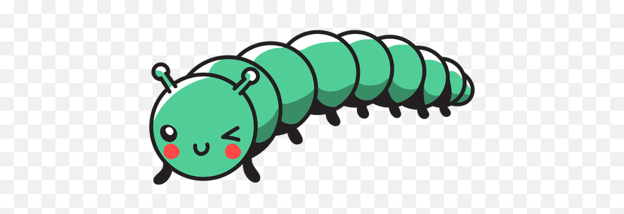 Cute Green Caterpillar Crawling - Transparent Png U0026 Svg Spicebush Swallowtail,Caterpillar Png