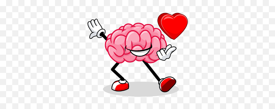 Cerebro Com Coração Na Mão - Mais Aprendizagem Brain Clipart Growth Mindset Png,Coração Png