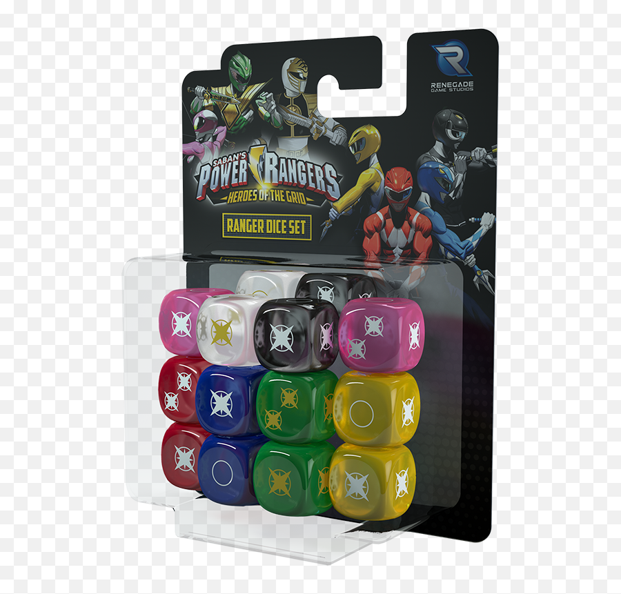 Power Rangers Ranger Dice Set U2014 Renegade Game Studios Png Dnd