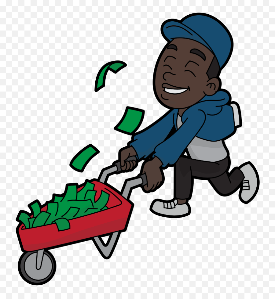 Money Cartoon Png - Black Man Mining Money Cartoon Cartoon Cartoon Money,Monopoly Man Png