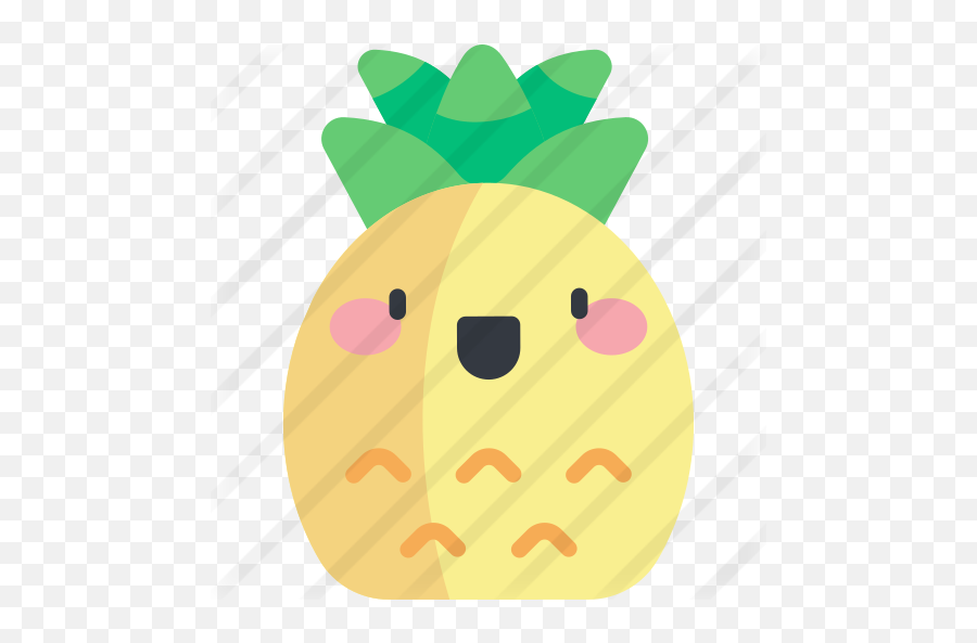 Pineapple - Free Food Icons Cartoon Png,Pineapple Cartoon Png