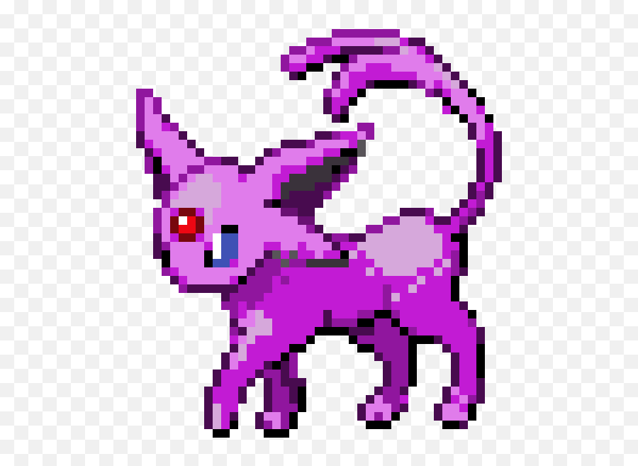 Pixilart - Espeon By Anonymous Espeon Sprite Png,Espeon Png