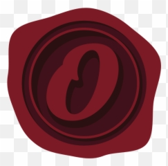 Wax Seal Letter O Icon Of Flat Style - Available In Svg Png Circle,Letter O Png