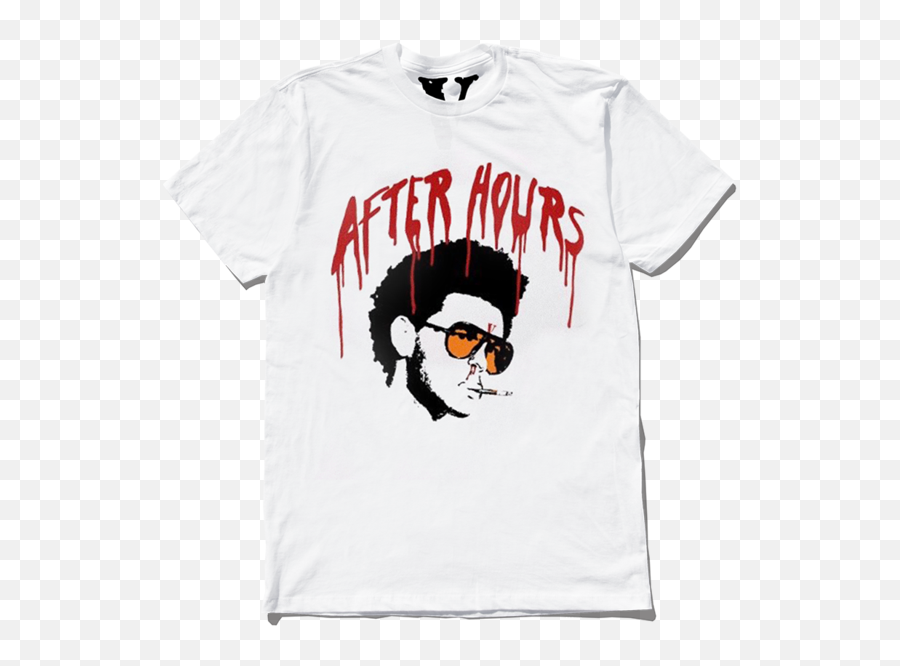 The Weeknd X Vlone Bat Country Tee White - Weeknd After Hours Shirt Png,Vlone Png