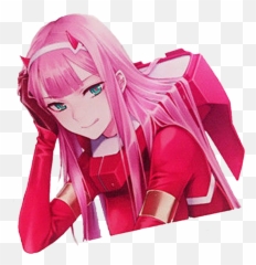 Zero Two Png Image With No Background - Zero Two Transparent Red,Zero Two Png