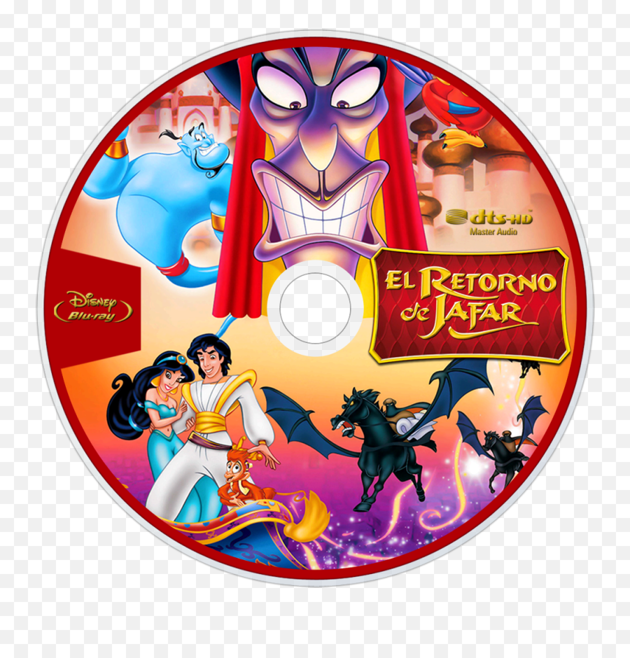 The Return Of Jafar Bluray Disc Image - Aladdin The Return Of Jafar Png,Jafar Png