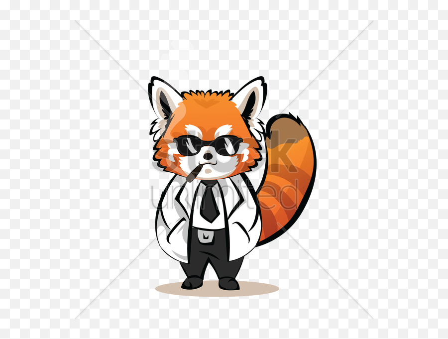 Red Panda Clipart Png Download - Fox In A Lab Coat,Red Panda Png