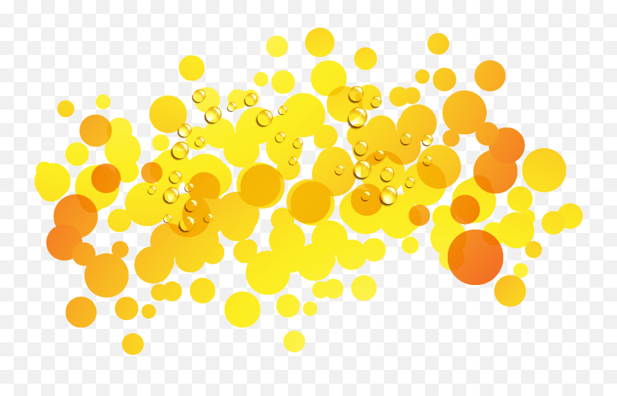 Yellow Gradient Black Dot Element - Fruta Agua Vector Png,Black Dot Png