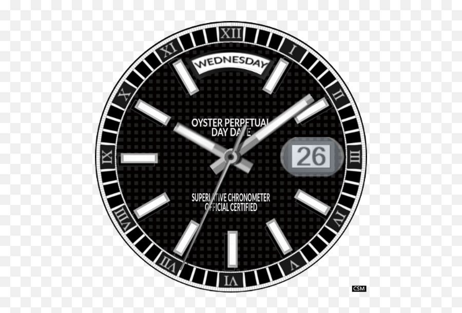 Download Original With New Sec Hands Fix Size Of Hour And - Rolex Datejust 41 Png,Watch Hands Png