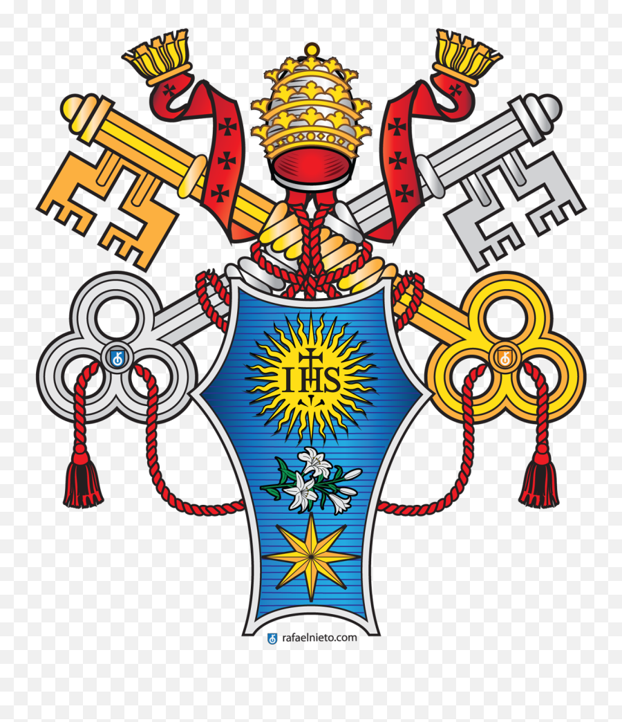 Download Pope Francis 15 - Coat Of Arms Pope Francis Png,Pope Hat Png