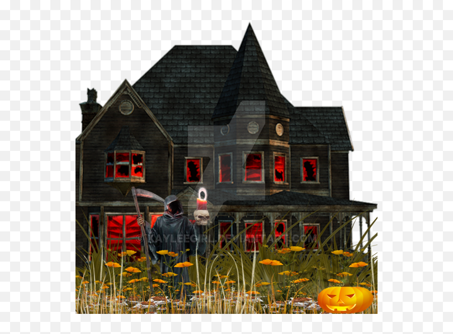 Tubes Png Haunted House - 3d Building Mansion,Haunted House Png