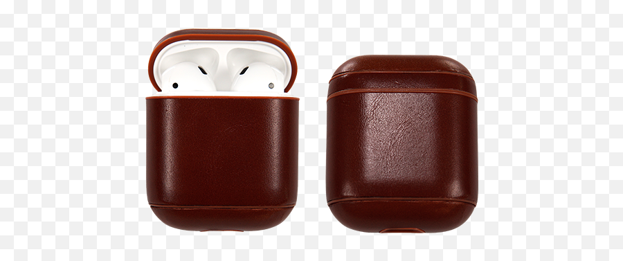 Brown - Airpods Leather Case In India Png,Airpods Png