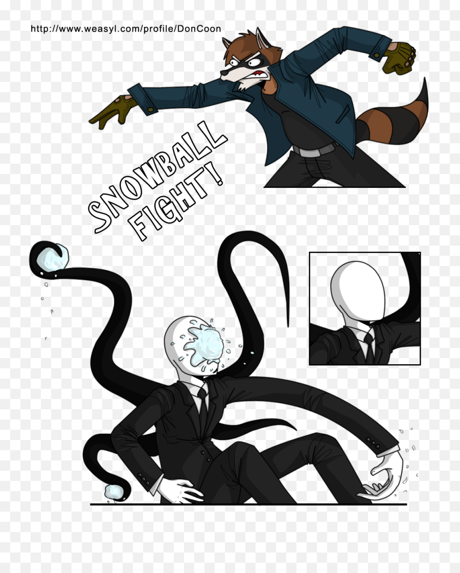 Download Slenderman Clipart Transparent - Slender Man Drawing Fighting Png,Slender Man Transparent