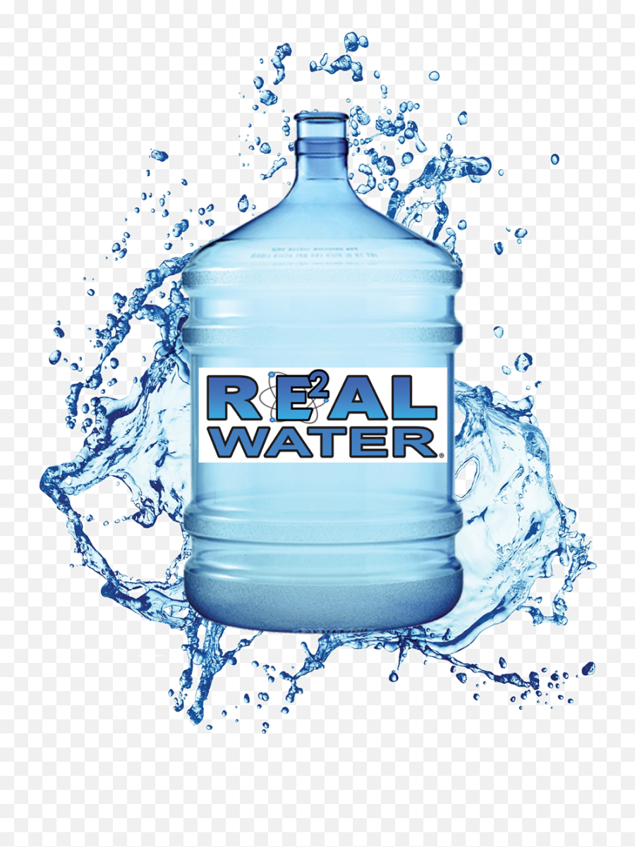 Download 5 Gallon Bottle With Splash Png Image No - Real Water 5 Gallon,Champagne Splash Png