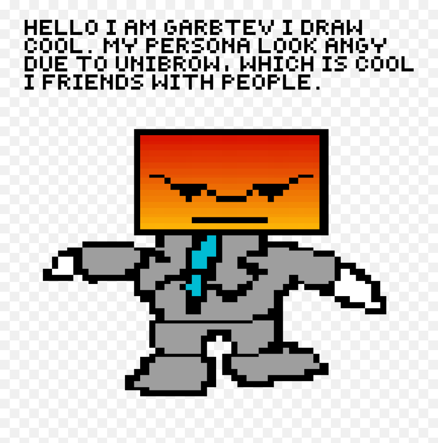 Pixilart - Garbtev By Manofculture Fictional Character Png,Unibrow Png