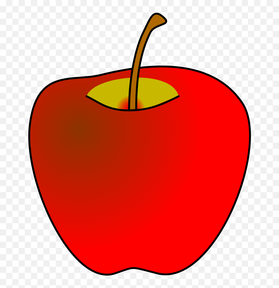Apple Outline Png Svg Clip Art For Web - Red Apple,Apple Outline Png