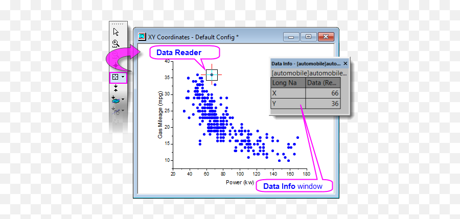 Help Online - Tutorials Data Reader Tool Data Reader Option In Origin Png,Fig Png