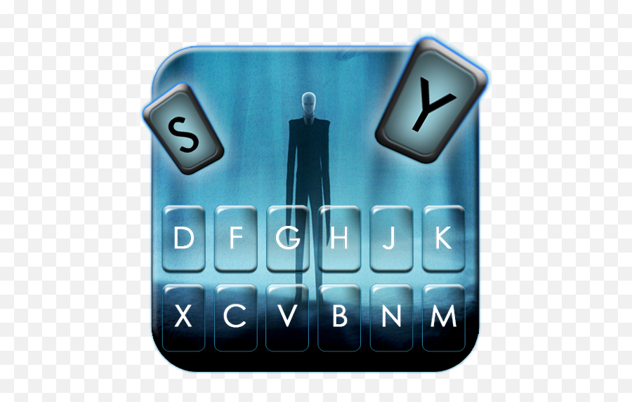 Slender Evil Man Keyboard Theme U2013 Apps - Technology Applications Png,Slenderman Logo