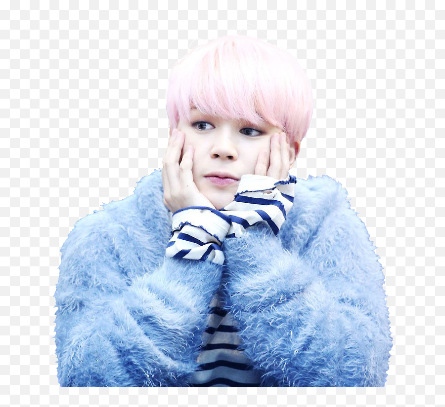 Download Bts Jimin Blue Navy Cute Pink People White - Bts Jimin Cute Png,Bts Jimin Transparent