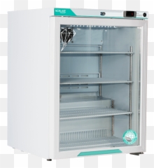 52 Cu Ft White Diamond Series Freestanding Glass Door - Shelf png
