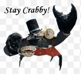 Is That Crab With Top And Monocle - Imgur Crab With Top Hat And Monocle png