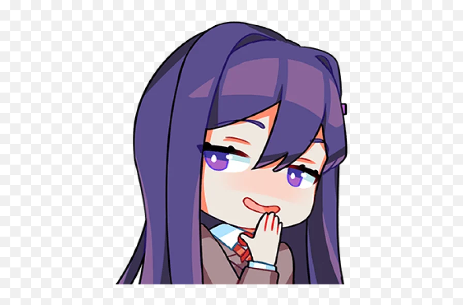 Telegram Sticker 26 From Collection Doki Literature Club - Yu Do Dis 2 Me Png,Doki Doki Literature Club Transparent