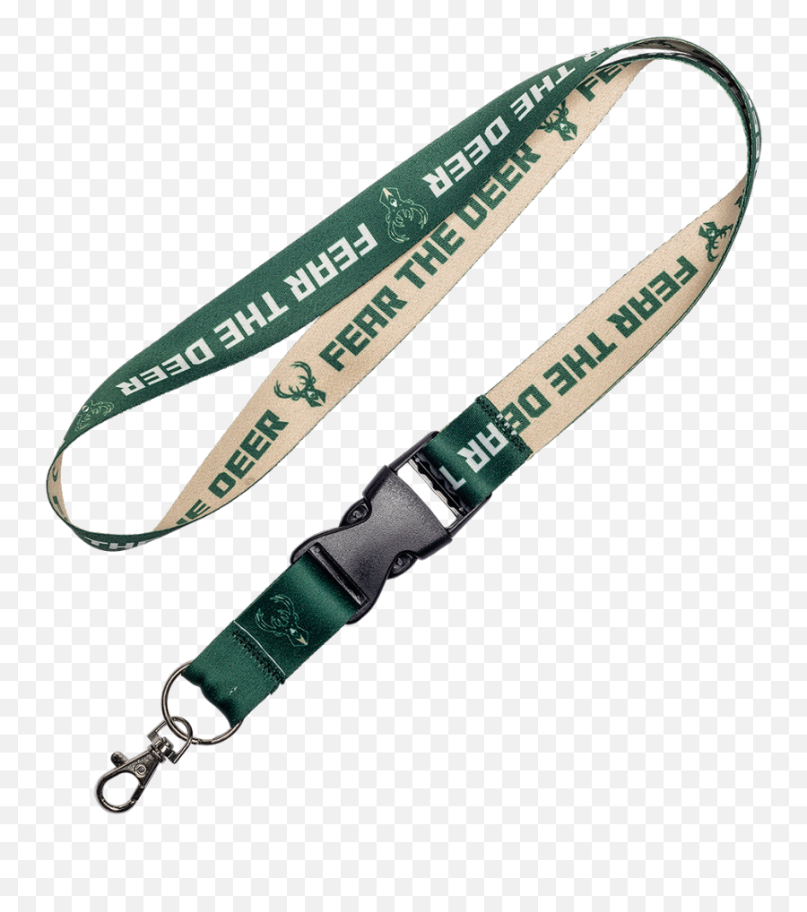 Wincraft Milwaukee Bucks Fear The Deer Lanyard University - Solid Png,Milwaukee Bucks Logo Png