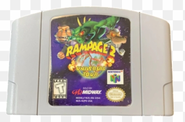 Rampage 2 Universal Tour Nintendo 64 N64 Game - png